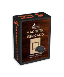 Joker Magic Magnetic ESP card (with blindfold and magnet, birch decor)
